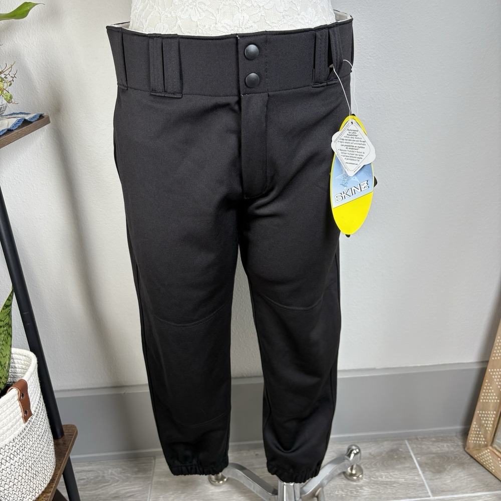 NWT Easton Women XL Black Softball Pants Pro Pant Skinz Athletic Polyester